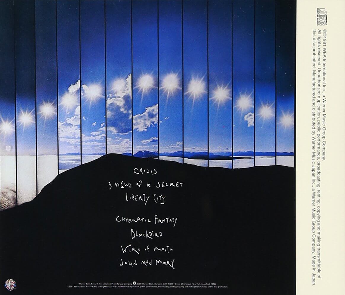 Jaco Pastorius ‎– Word Of Mouth (Ed. japonesa) – CD Back