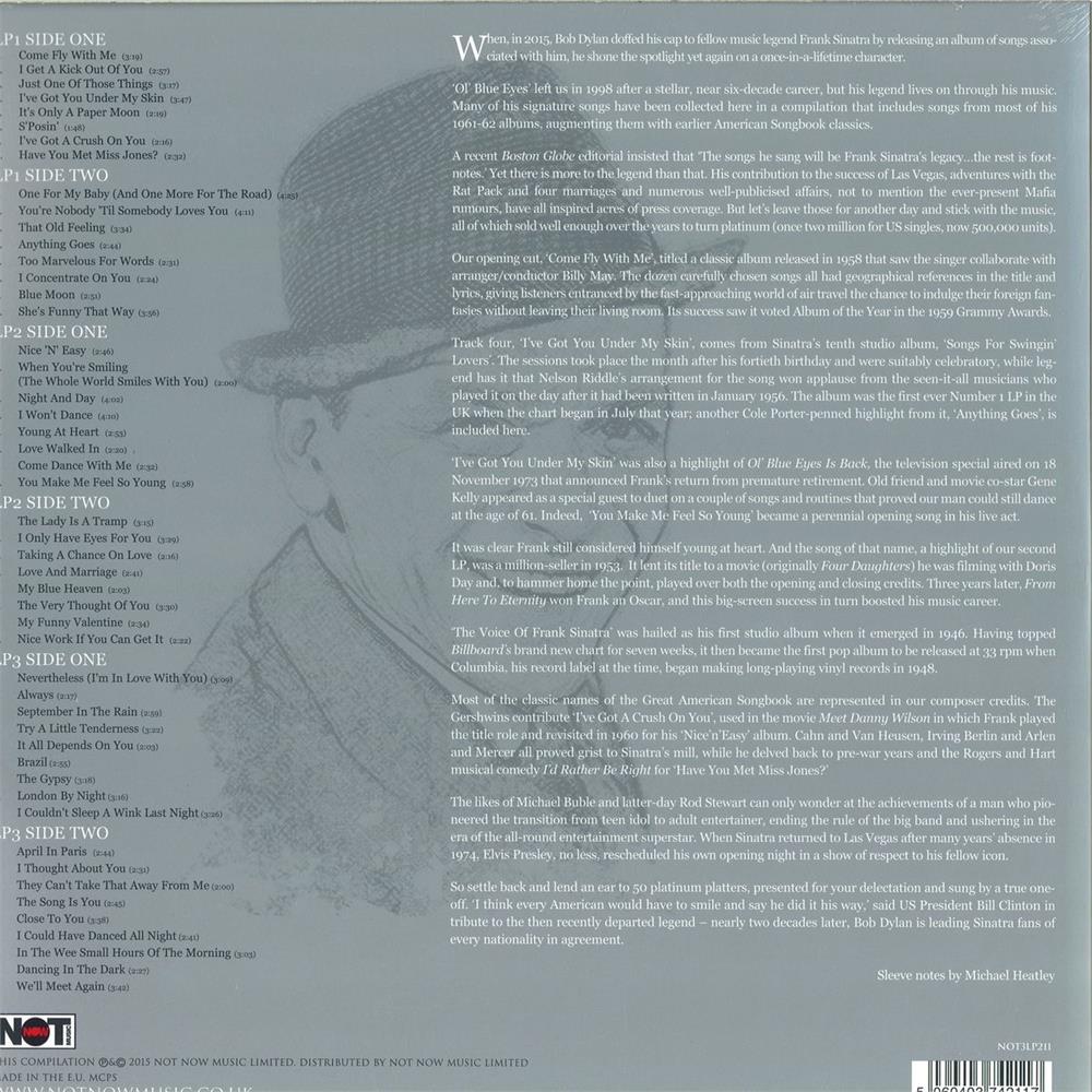 Frank Sinatra ‎– The Platinum Collection – Back – Audio Elite Colombia