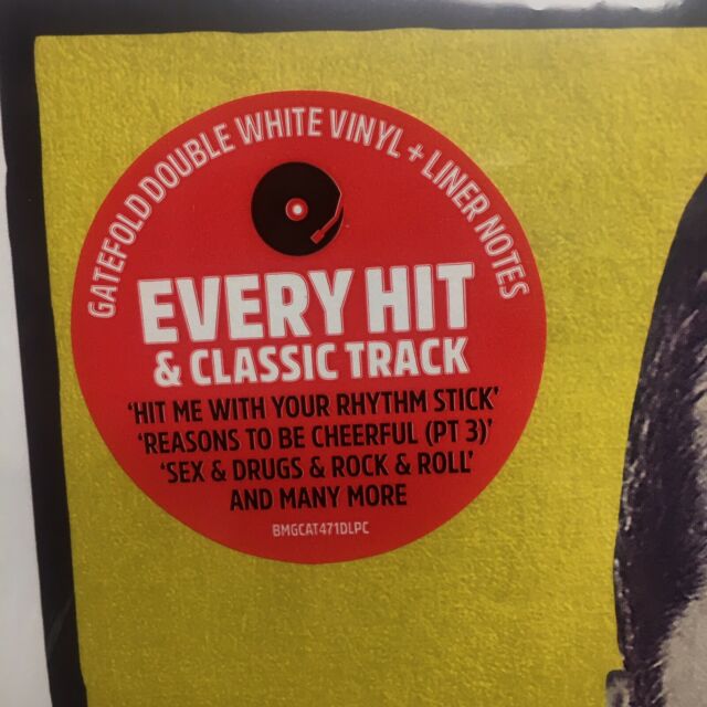 Ian Dury ‎– Hit Me! The Best Of Ian Dury – Sticker – Audio Elite Colombia