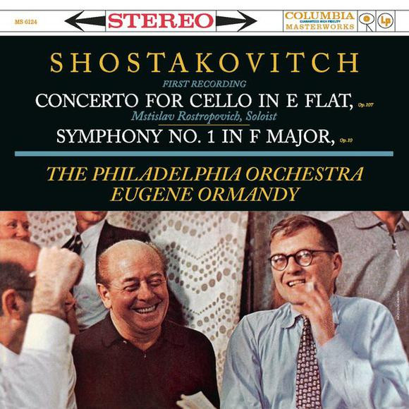 Shostakovitch – Mstislav Rostropovich, The Philadelphia Orchestra, Eugene Ormandy – Concerto For Cello In E Flat, Op. 107 Symphony No. 1 In F Major, Op. 10 – Audio Elite Colombia