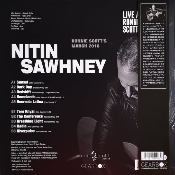 Nitin Sawhney – Live At Ronnie Scott’s – Back – Audio Elite Colombia