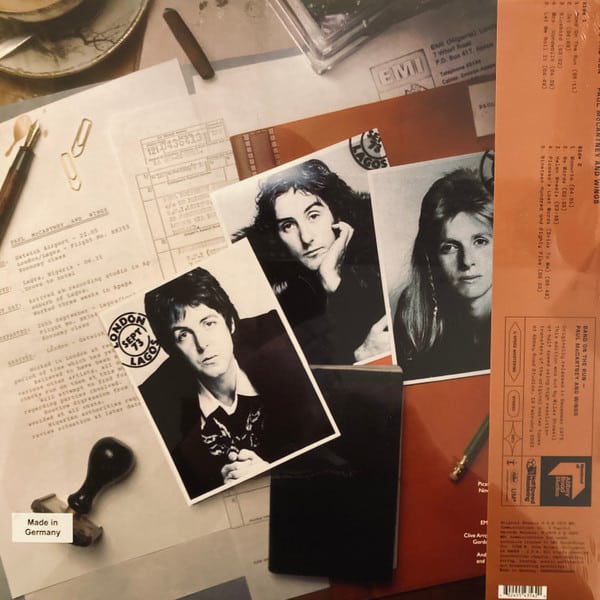 Paul McCartney & Wings – Band On The Run (50th Anniversary Edition, Half-Speed Mastering) – Back – Audio Elite Colombia