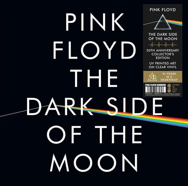 Pink Floyd – Dark Side of the Moon (50th Anniversary Collector’s Edition, Clear Vinyl) – Cover – Audio Elite Colombia