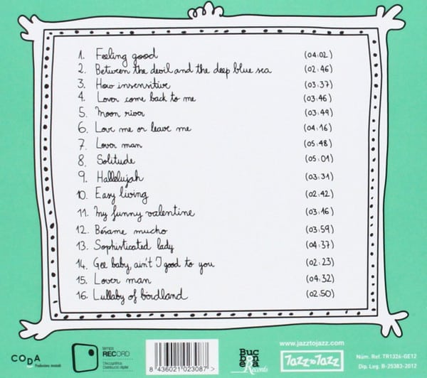 Andrea Motis, Joan Chamorro – Feeling Good – CD Back – Audio Elite Colombia