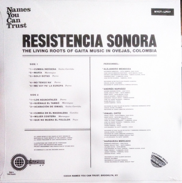 ResistenciaSonora-TheLivingRootsofGaitaMusicinOvejasColombia-Back-AudioEliteColombia