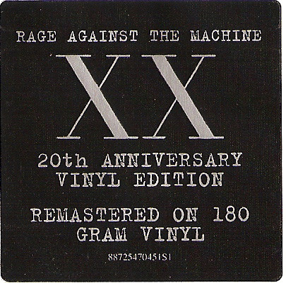 Rage Against The Machine – Rage Against The Machine – Sticker – Audio Elite Colombia