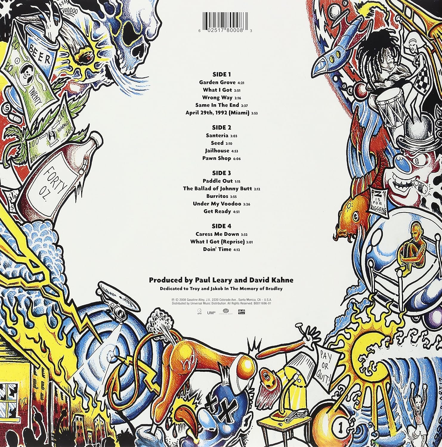 Sublime–Sublime-AudioEliteColombia-Back