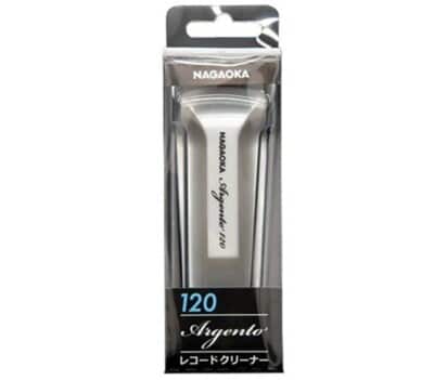 Nagaoka –  CL-120 – Argento Micro Vinyl Brush (Cepillo de terciopelo)