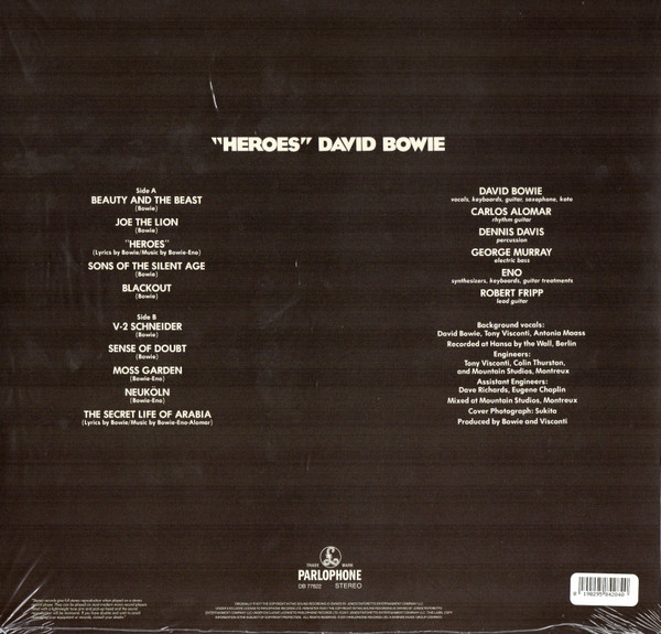 Audio Elite Colombia – David Bowie – Heroes – Back
