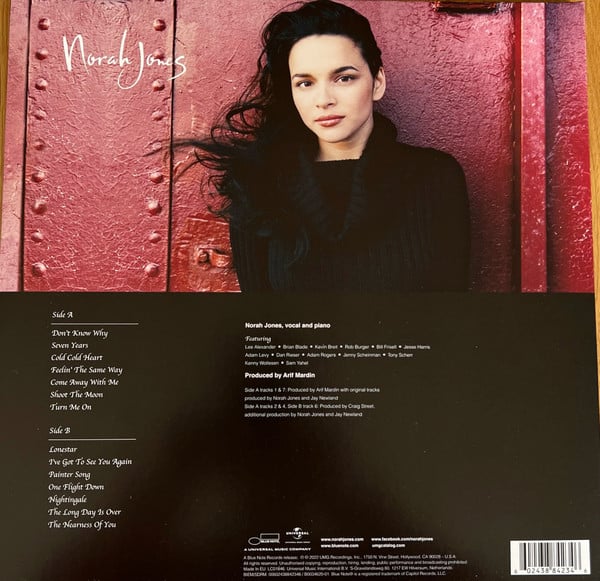 NorahJonesComeAwayWithMeAudioEliteColombia2