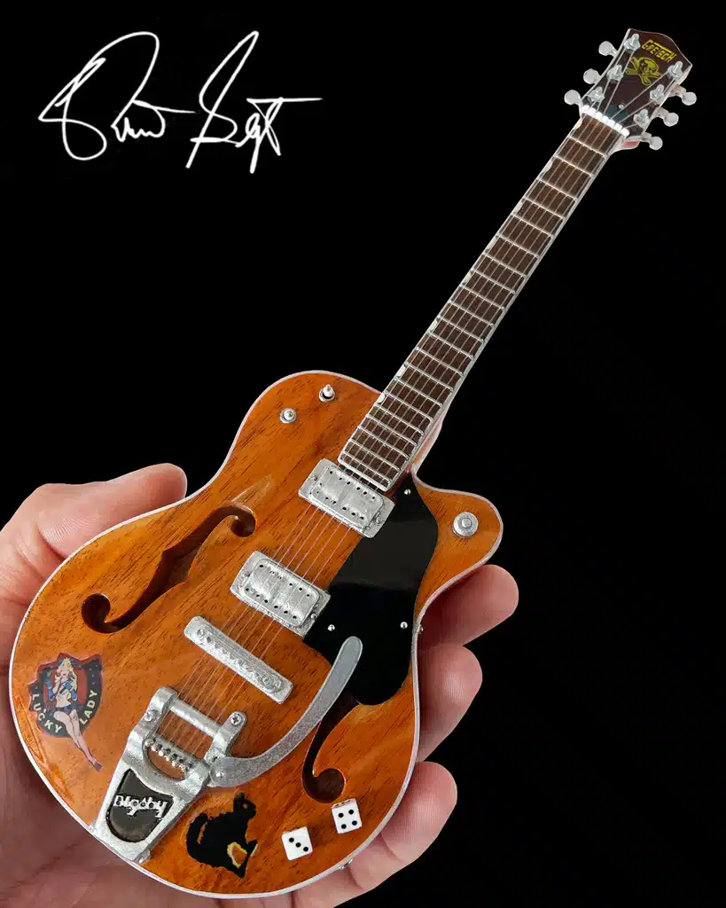 axe-heaven-replica-de-la-mini-guitarra-coleccionable-gretsch-nashville-orange-dice-de-brian-setzer