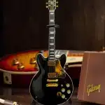 Axe Heaven Guitarra en miniatura BB KING Gibson ES-345 Lucille, conmemorativa del 80.º aniversario