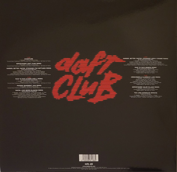 Daft Punk – Daft Club – Back – Audio Elite Colombia